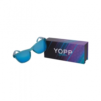 Óculos de Sol Yopp Polarizado Uv400 Glitter Azul