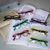 Óculos de Leitura Yopp Redondo Amarelo